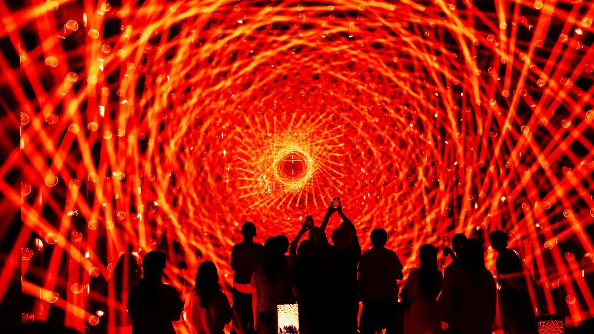 TeamLab Borderless draws 3.24 million with accessible interactive art experience