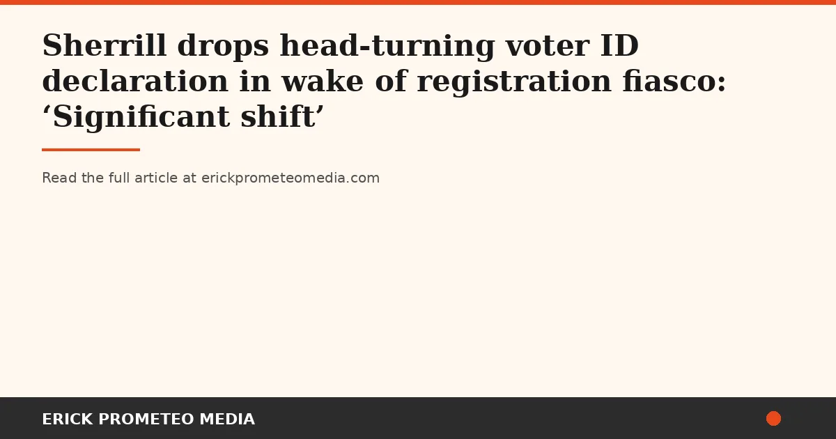 New Jersey's registration glitch corrected itself — so why is a federal data grab the answer?