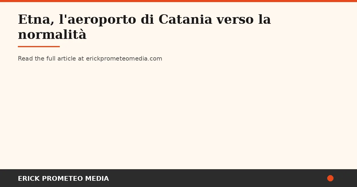 Catania reopens but stranded travellers and airport workers bear costs no press release counts