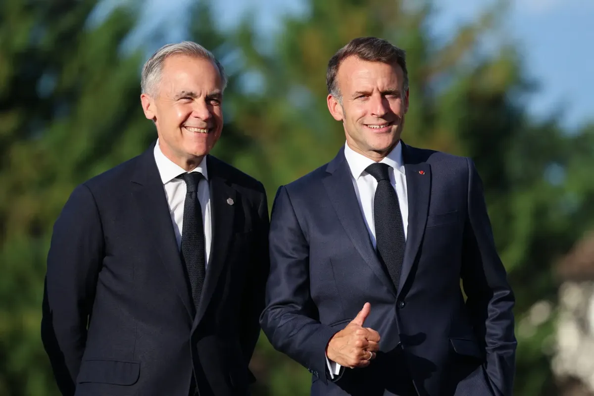 Macron and Carney Meet on French Atlantic Outpost as Trump Presses Canada