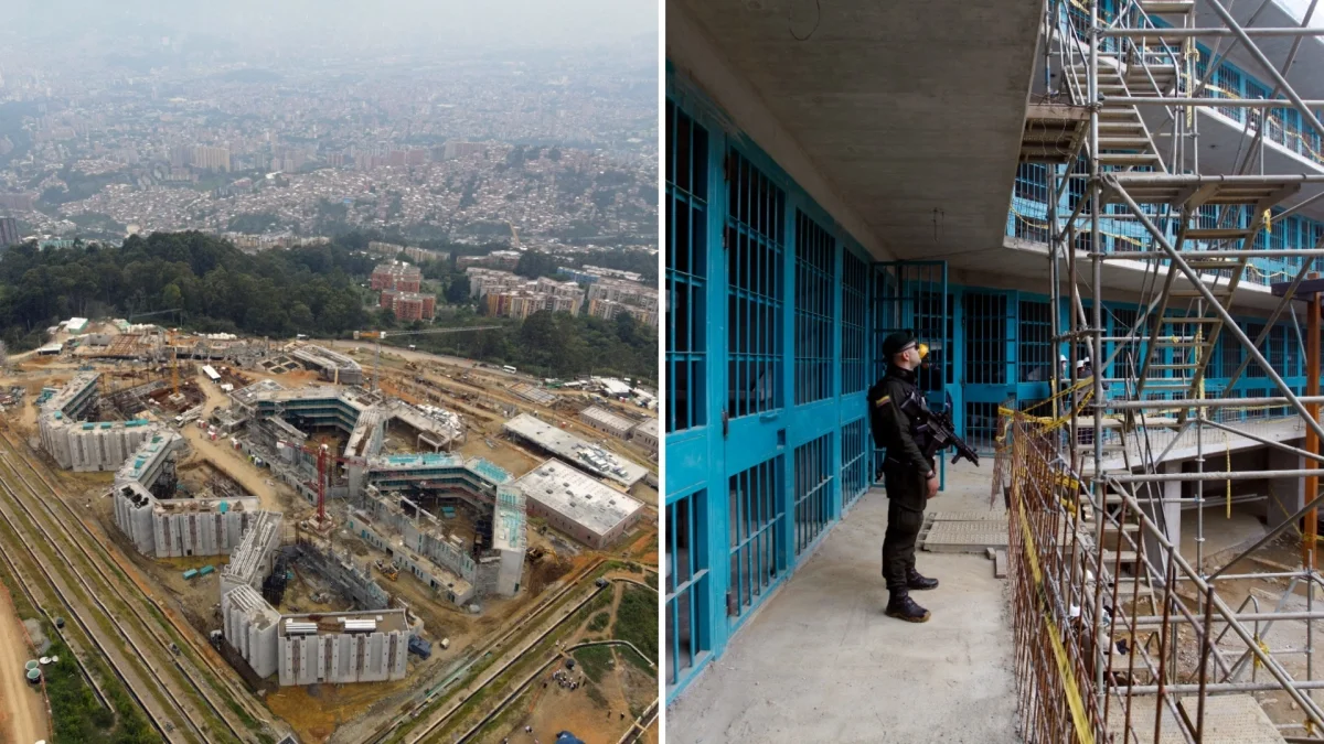 Obras de construcción de la Megacárcel Metropolitana de Medellín para sindicados del Valle de Aburrá