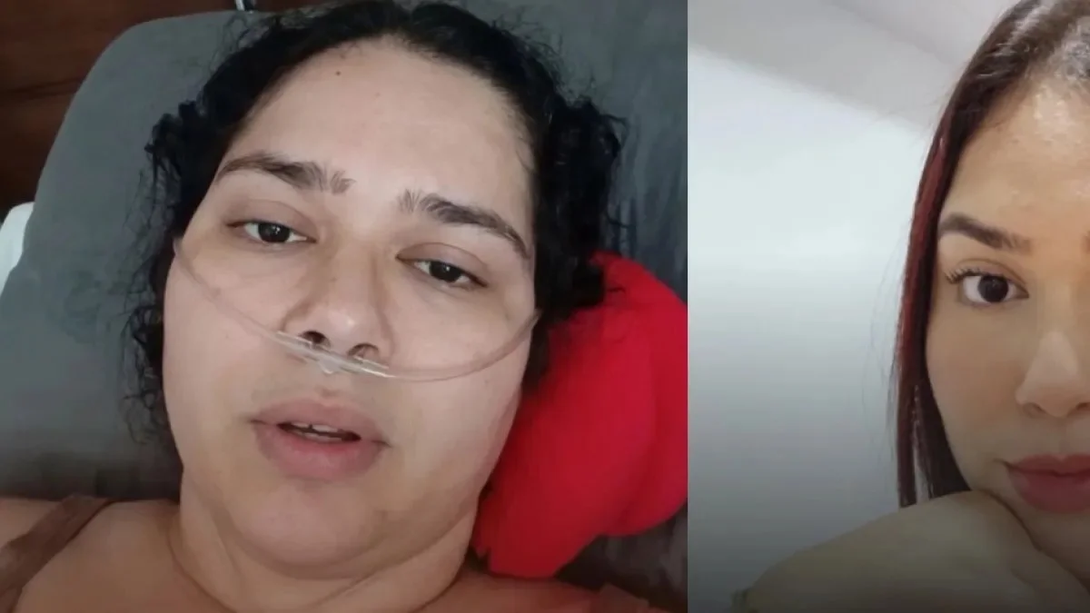 Daniela Sánchez Morales durante su hospitalización, con cánula nasal, en las imágenes con las que pidió ayuda para su tratamiento