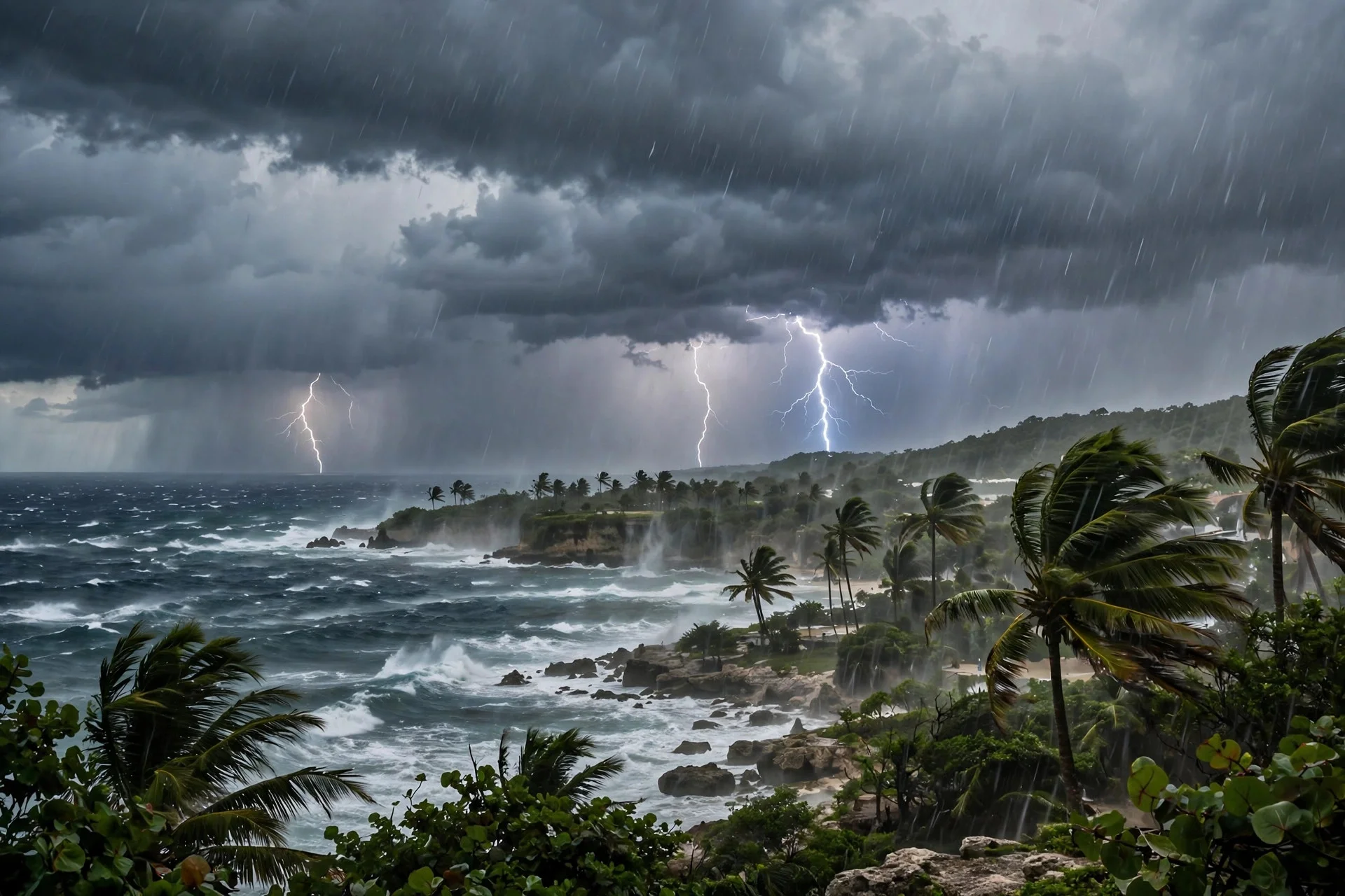 Heavy showers and thunderstorms affect several Dominican provinces