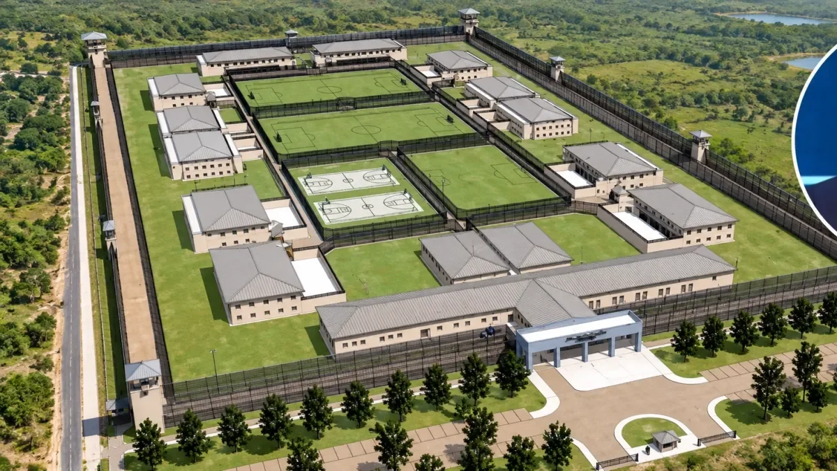 Proyecto de la megacárcel El Tiestal en Candelaria, Atlántico, presentado al presidente De La Espriella